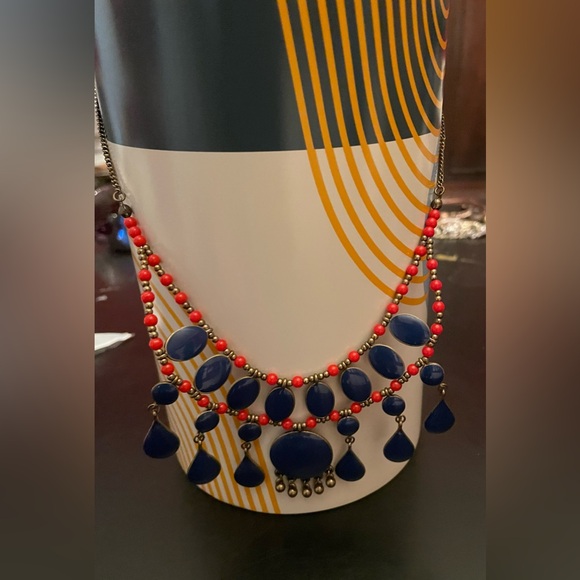 Beaded Statement Necklace - Picture 2 of 3